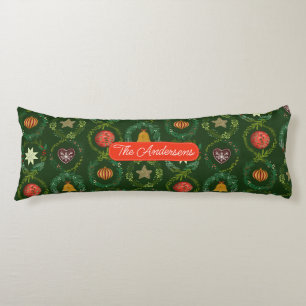 Christmas Holiday elegant Nordic Body Cushion