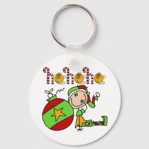 Christmas Holiday Elf Key Ring