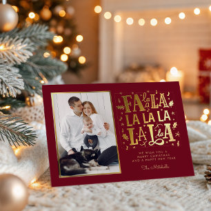 Christmas Holiday Fa La La Whimsical Family