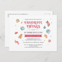 Christmas Holiday Favourite Things Gift Swap Party