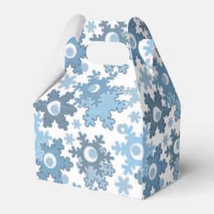 Christmas holiday festive winter snowflakes bright favour box