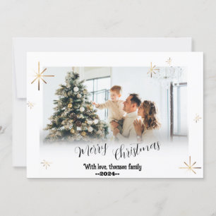 Christmas holiday Flat card 