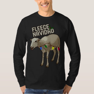 Christmas Holiday Fleece Navidad  Spanish Espanol  T-Shirt