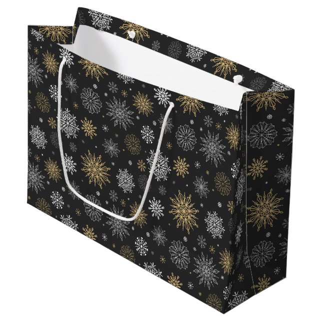 Christmas Holiday Gift Bag (Front Angled)