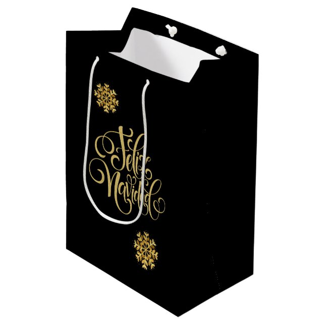 Christmas Holiday Gift Bag (Front Angled)