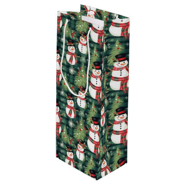 Christmas Holiday Gift Bag (Front Angled)