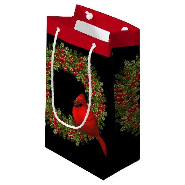 Christmas Holiday Gift Bag (Front Angled)