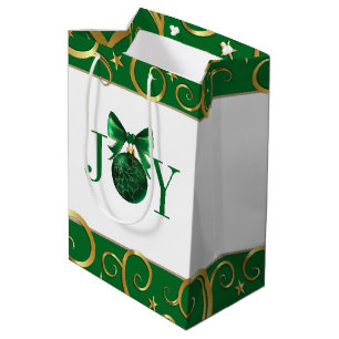 Christmas Holiday Gift Bag JOY Ornament