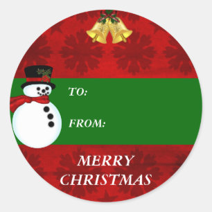 Christmas Holiday gift tag