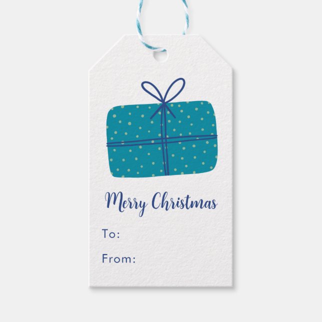 Christmas Holiday Gift Tags (Front)
