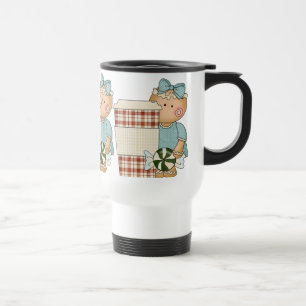 Christmas Holiday Gingerbread travel mug