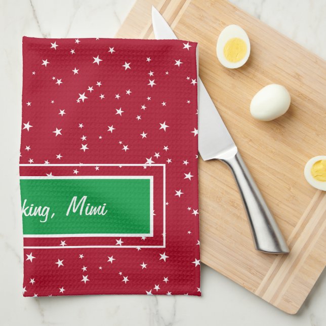 Christmas Holiday Happy Baking Kitchen Towel (Quarter Fold)