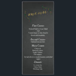 Christmas Holiday Holly Chalkboard Wedding Menu<br><div class="desc">Christmas Holiday Holly Chalkboard Wedding Menu . Matching items in my store.</div>