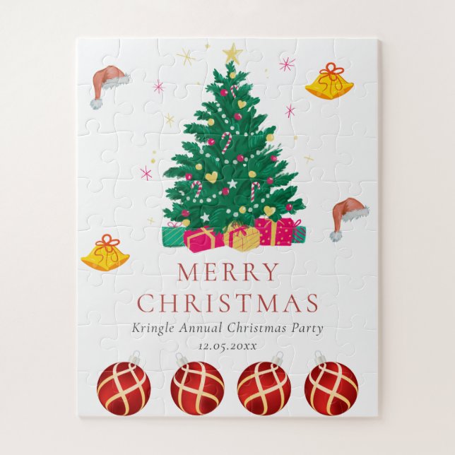 Christmas Holiday Jigsaw Puzzle (Vertical)