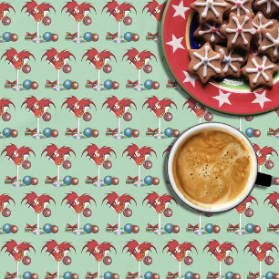 Christmas Holiday Joy Dragon Tablecloth