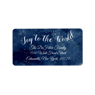 Christmas Holiday - Joy To The World Label