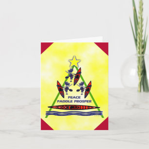 Christmas Holiday Kayak Card