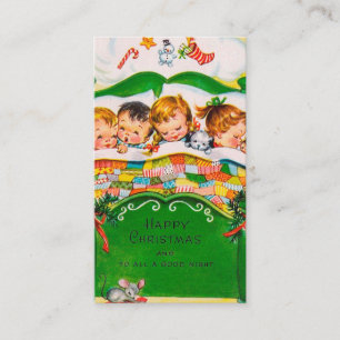 Christmas Holiday kids add message card