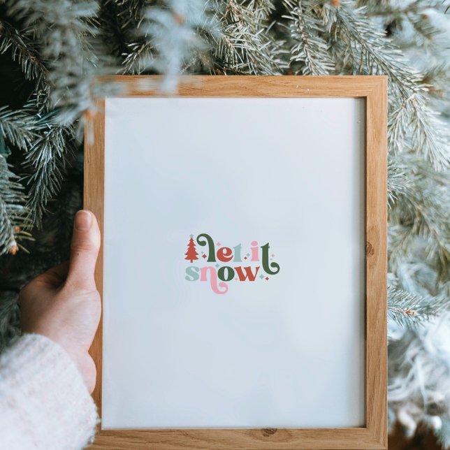 Christmas Holiday Let It Snow Poster (Creator Uploaded)