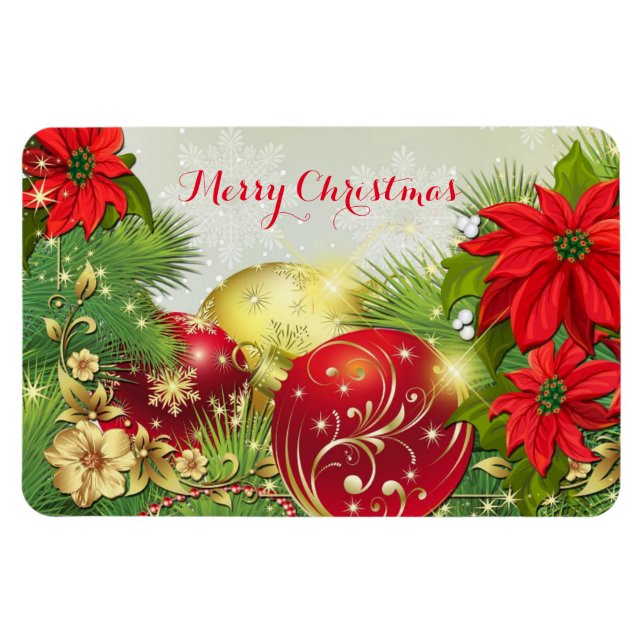 Christmas Holiday Magnet (Horizontal)