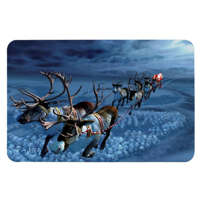 Christmas Holiday Magnet (Horizontal)