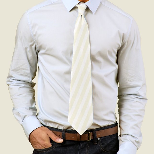 Christmas Holiday Modern Minimalist Gold Stripes Tie (Gold striped neck tie pattern. )