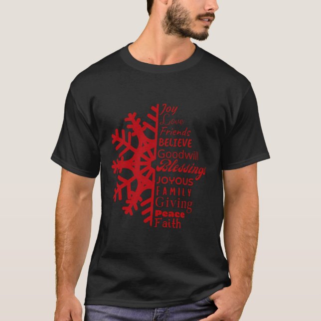 Christmas Holiday Motivational Religious Inspirati T-Shirt (Front)