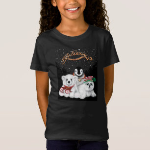 Christmas holiday Northpole bear penguin seal T-Shirt