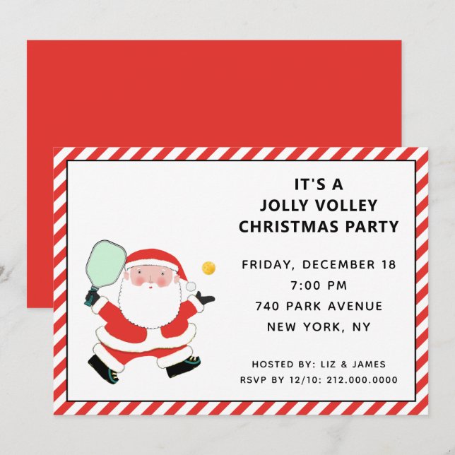 Christmas Holiday Open House Invitations (Front/Back)