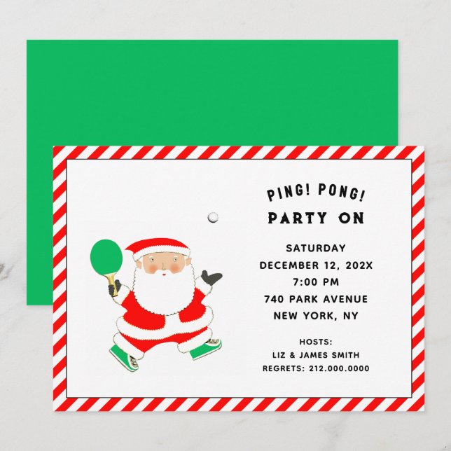 Christmas Holiday Open House Invitations (Front/Back)