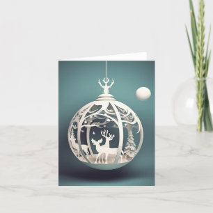 Christmas Holiday Ornament Card