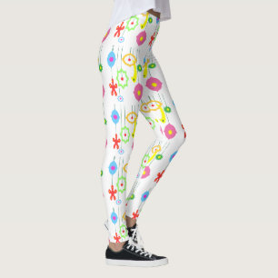 Christmas Holiday Ornament Pattern Leggings