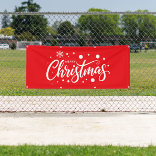 Christmas Holiday Outdoor Banner 