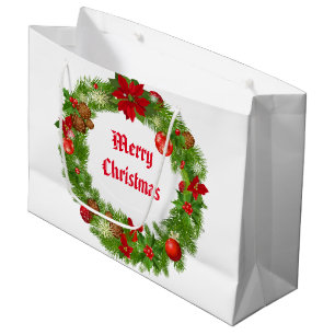 Christmas Holiday Paper Gift Bag