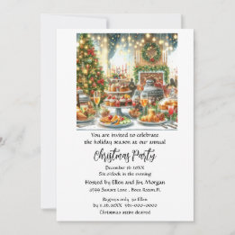 Christmas Holiday Party Festive Invitation