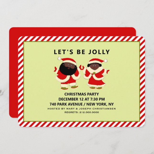 Christmas Holiday Party Invitation (Front/Back)