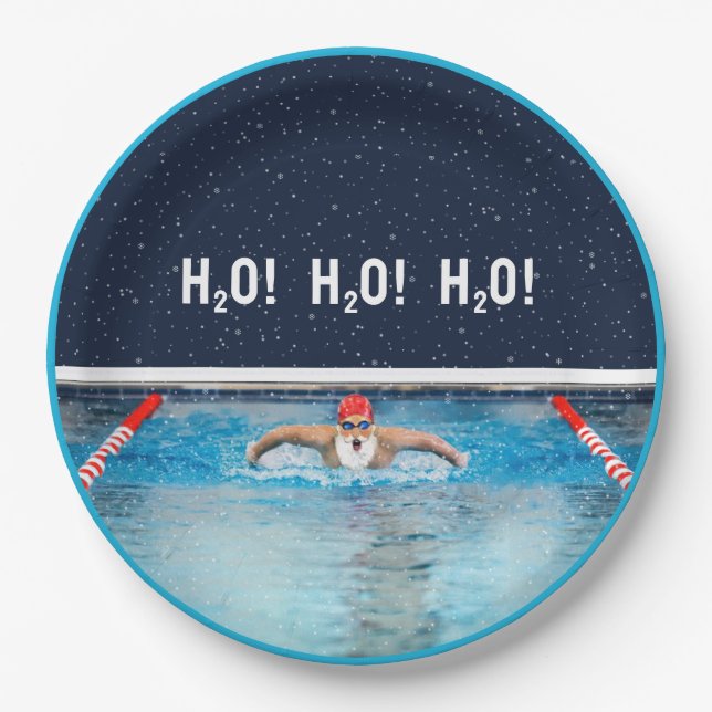 Christmas Holiday Party Paper Plate (Front)