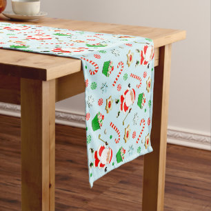 Christmas Holiday Party Short Table Runner