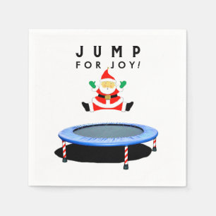 Christmas Holiday Party Trampoline Napkin