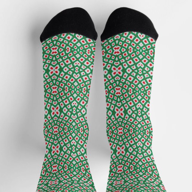 Christmas Holiday Pattern Socks (Top)