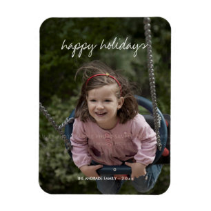 Christmas Holiday Personalised Photo Kids Picture Magnet