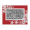 Christmas Holiday Photo Card with Snowflakes