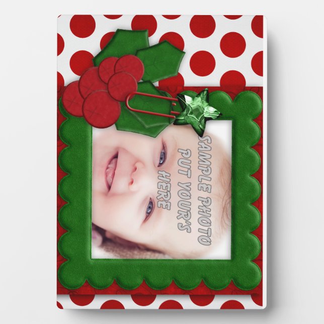 Christmas Holiday Photo Frame Gift (Front)