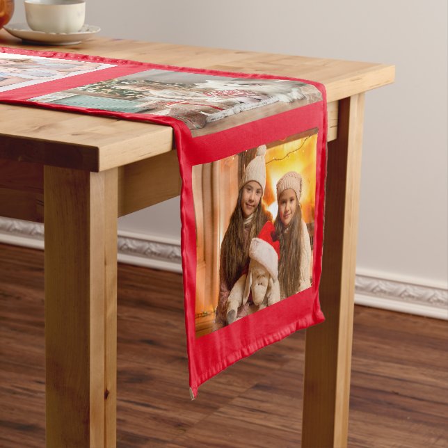 Christmas Holiday Photo Home Decor Keepsake Medium Table Runner (In Situ)