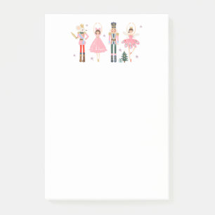 Christmas Holiday Pink Nutcracker Post-it Notes
