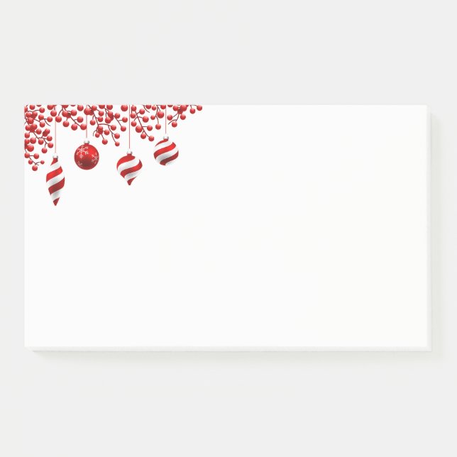 Christmas Holiday Post It Notes (Front)