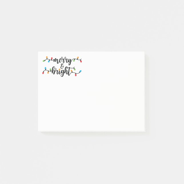 Christmas Holiday Post It Notes (Front)