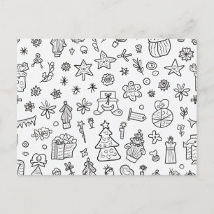 Christmas  holiday postcard