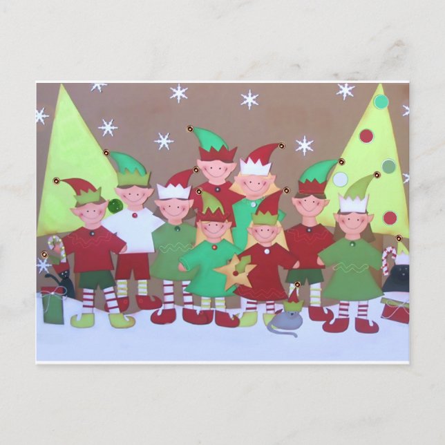 CHRISTMAS HOLIDAY POSTCARD (Front)