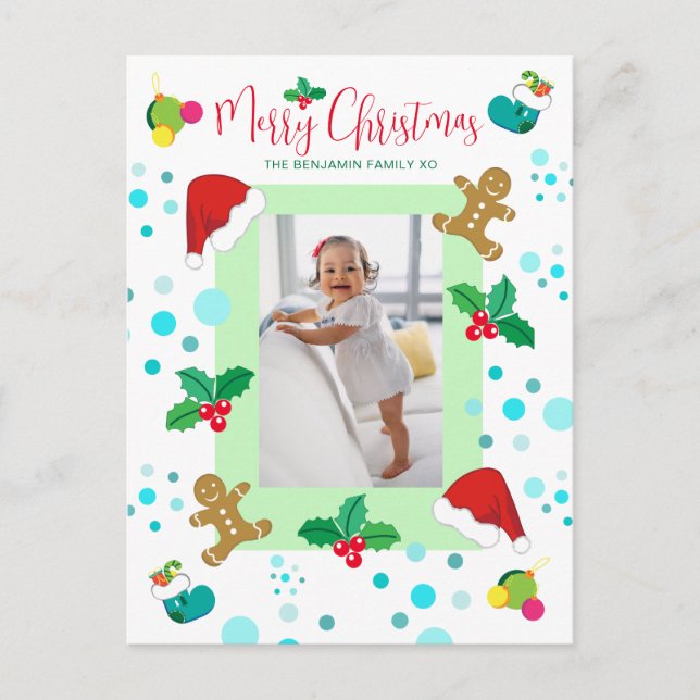 Christmas Holiday Postcard (Front)